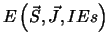 $E\left(\vec{S},\vec{J},IEs\right)$